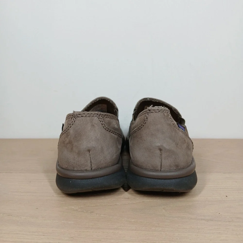 Patagonia Maui Smooth Boulder Slip On Shoes Mens 7.5 Taupe Suede Gorpcore Casual